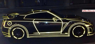Illustration for article titled Tron cars are the latest fad in China
